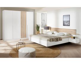 Drehtürenschrank "Redmond" Artisan Eiche-Nachbildung/Alpinweiß