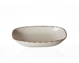 Schale rechteckig "Casa" creme
