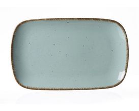 Servierplatte "Casa", ca. 33x20 cm, blau