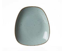 Teller "Casa", oval, ca. 19x16,5 cm, blau