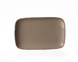 Servierplatte "Casa", ca. 24x15,5 cm, grau