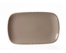 Servierplatte "Casa", ca. 33x20 cm, grau