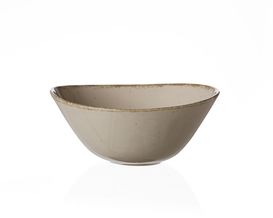 Schale "Casa", ca. 19x16,5 cm, grau