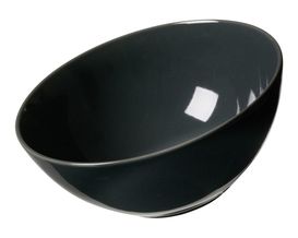 Schale "Cecina", tief, grau, ca. 16,5 cm