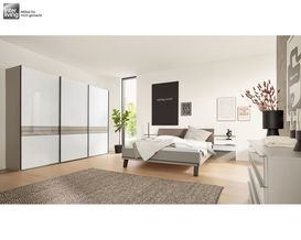 Interliving Schlafzimmer 1032, grau, weiß