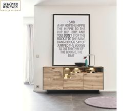 SCHÖNER WOHNEN Sideboard "Andra", optional mit Untergestell und Beleuchtung