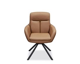 Armlehnstuhl "Sterling" braun, drehbar