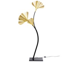 Stehleuchte "Kappeln" Aluminium gold/schwarz