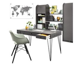 Schreibtisch "Maihof" mit drei Schubladen