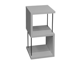 Regal "Moor New", mattgrau, 3 Böden