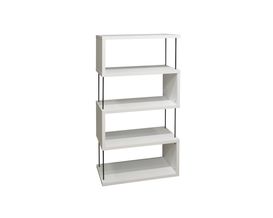 Regal "Moor New", weiß matt lackiert, 5 Böden