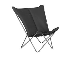 Faltbarer Loungestuhl Pop Up XL Titan/Dunkelgrau