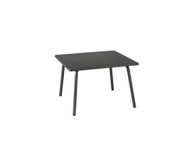 Loungetisch "Vence", quadratisch, Stahl Titane