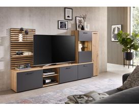 Wohnwand "Hendrik" mit Beleuchtung