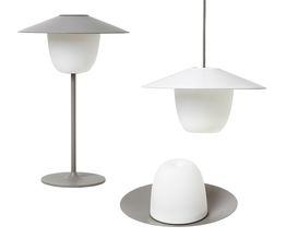 Mobile LED-Leuchte "Ani Lamp" grau, inkl. Akku