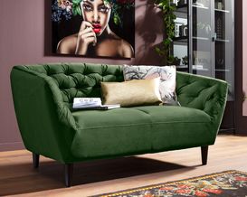 2-er Sofa "Antwerpen" waldgrün