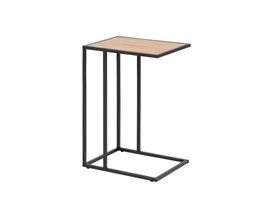 Laptop-Tisch "Ascheberg" Wildeiche Nachbildung/Metall schwarz