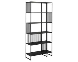 Regal "Ascheffel", Metall matt schwarz