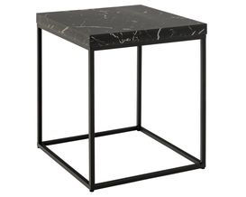 Couchtisch "Amalia", schwarz, ca. 40x40 cm