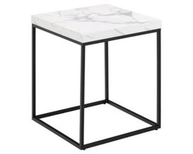 Couchtisch "Amalia", weiß, ca. 40x40 cm