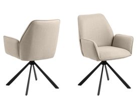 Armlehnstuhl "Anchorage", beige, drehbar