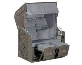 Gartenstrandkorb "Rustikal 285 Z Sun Edition"