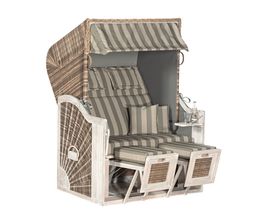 Gartenstrandkorb "Rustikal 285 Z Sun Edition", Braun