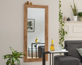 Spiegel "Leipzig" Balkeneiche, ca. 56 x 146 cm