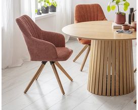 Dining-Relax-Sessel "9051" in Dunkelrosa