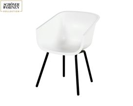 SCHÖNER WOHNEN Schalenstuhl "Texel", ergonomisch, weiß