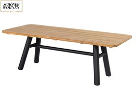 SCHÖNER WOHNEN Esstisch "Saba", Teakholz, ca. 220x75x100 cm