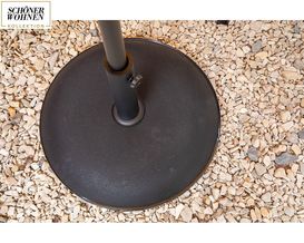 SCHÖNER WOHNEN Schirmfuß "Bonaire" graphit