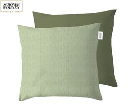 SCHÖNER WOHNEN Wendekissen "Mika" grün
