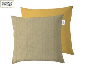 SCHÖNER WOHNEN Wendekissen "Mika" gelb