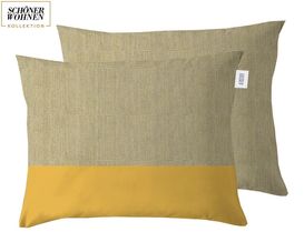 SCHÖNER WOHNEN Wendekissen "Jola" gelb, outdoor, wetterfest