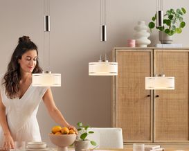 LED-Pendelleuchte "Lavin", höhenverstellbar