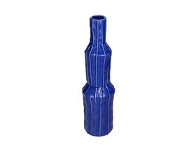 Trendhopper Vase, Steinware, blau, ca. 34 cm