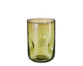 Trendhopper Windlicht/Vase "Bronx", grün, ca. 20 cm