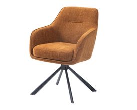 Armlehnstuhl "Ulm", Orangebraun