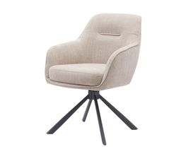 Armlehnstuhl "Ulm", cremefarben