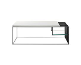 Couchtisch "Macon", ca. 120x40x60 cm