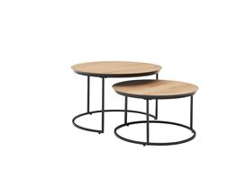 Roomio Couchtisch-Set No. 2002, Eiche/Metall
