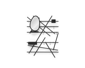 Musterring Wandgarderobe KM100, schwarz