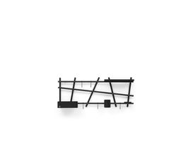 Musterring Wandregal KM100, schwarz, JustB!