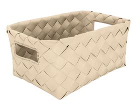 Korb "Aspera" aus Kunststoff, beige