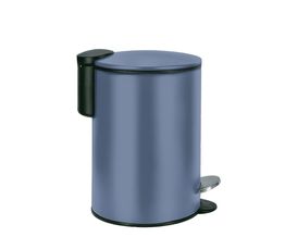 Kosmetikeimer "Silence" aus Edelstahl, blau