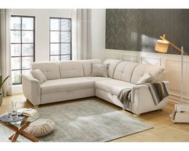 Wohnlandschaft "Jonathan", leger, mit Gästebett, Stauraum & Relaxfunktion