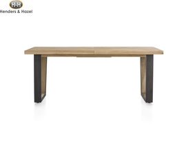 Ausziehtisch "Metalox" Henders & Hazel Eiche/Metall schwarz 100x190 (AZ240) cm