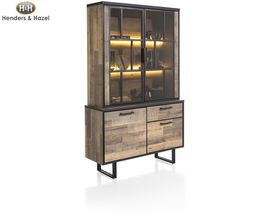 Buffet-Schrank "Avalon" Henders & Hazel, Driftwood, ca. 127 cm breit, inkl. LED
