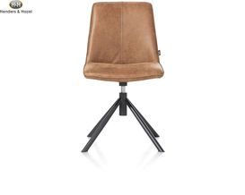 Henders & Hazel Stuhl "Brody" mit Griff, drehbar, cognacfarben